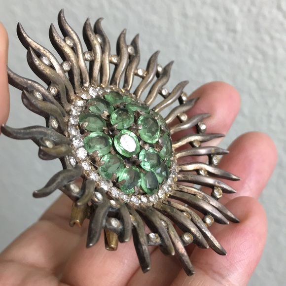 đź–¤SUPER RARE Alfred Philippe Sterling silver fur clip brooch - Picture 2 of 16